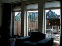 Amersfoort - drieluik glas-in-lood ramen