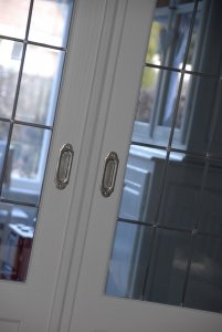 Huizen - deuren en suite met glas-in-lood